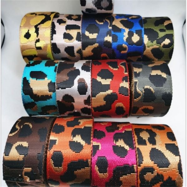 3 meter 50mm wide color webbing imitation nylon leopard belt diybag accessories webbing 220601, Black
3 meter 50mm wide color webbing imitation nylon leopard belt diybag accessories webbing 220601, Black