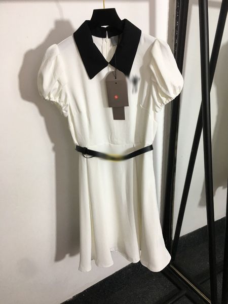 320 xl 2022 summer runway dress brand same style dress short sleeve lapel neck black white womens clothes luxury fashion meiyi
320 xl 2022 summer runway dress brand same style dress short sleeve lapel neck black white womens clothes luxury fashion meiyi