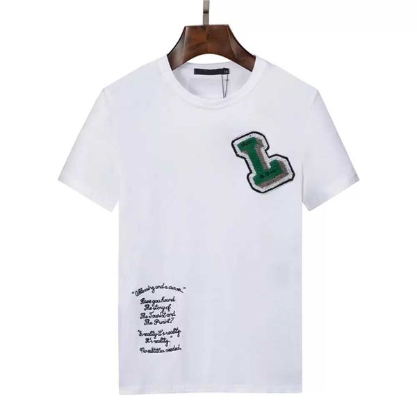 2022 designer brand luxury men's t-shirt 100% cotton short sleeve t-shirt tie letter style summer casual comfort men's clothing cl, White;black
2022 designer brand luxury men's t-shirt 100% cotton short sleeve t-shirt tie letter style summer casual comfort men's clothing cl, White;black