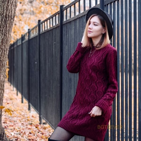 autumn winter thick warm sweater dress women oneck dress female long sleeve knitted dress femme vestidos plus size 201008, White;black
autumn winter thick warm sweater dress women oneck dress female long sleeve knitted dress femme vestidos plus size 201008, White;black