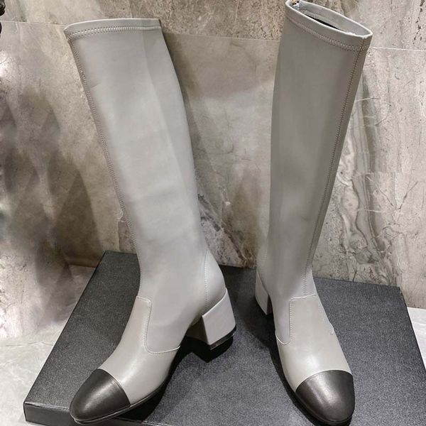 france designer winter shoes womens zipper stretch high boots chunky heel 5 cm cowhide rainboots fashion snow sock ankle boot classi black f
france designer winter shoes womens zipper stretch high boots chunky heel 5 cm cowhide rainboots fashion snow sock ankle boot classi black f