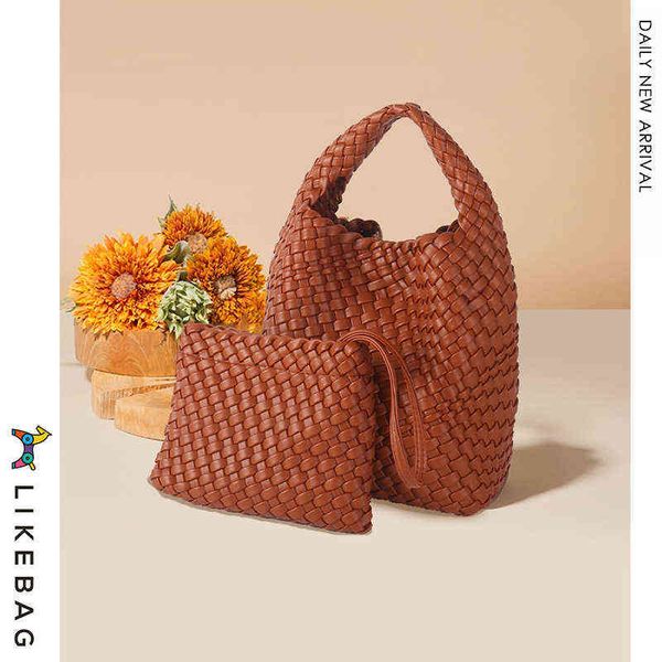 handbag likebag fashion handmade woven bag women's tote new versatile large capacity mother 0722
handbag likebag fashion handmade woven bag women's tote new versatile large capacity mother 0722