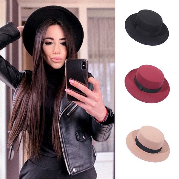 autumn winter wool boater flat for womens felt wide brim fedora jazz cap classic bowler gambler hat 220810, Blue;gray
autumn winter wool boater flat for womens felt wide brim fedora jazz cap classic bowler gambler hat 220810, Blue;gray