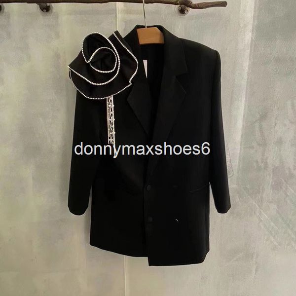 women's suits & blazers diamond chain three-dimensional rose flower suit design sense of temperament foreign style black dress coat wom, White;black
women's suits & blazers diamond chain three-dimensional rose flower suit design sense of temperament foreign style black dress coat wom, White;black