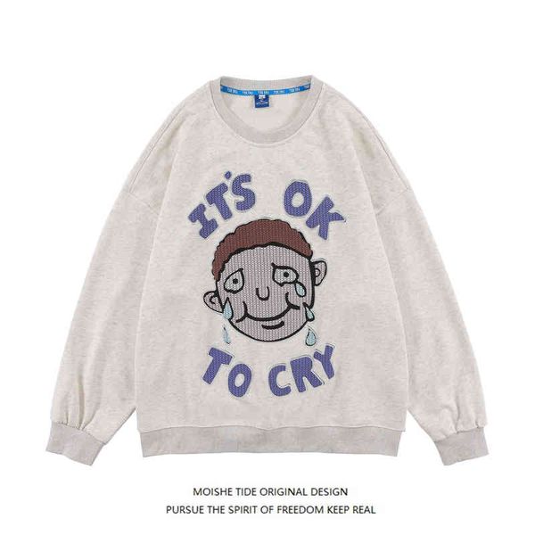 moishe tide original fashion brand cartoon round neck sweater for men and women loose ins hip-hop lovers long sleeved, Black
moishe tide original fashion brand cartoon round neck sweater for men and women loose ins hip-hop lovers long sleeved, Black