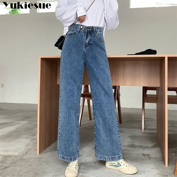 jeans women solid vintage high waist wide leg denim trousers simple students all match loose fashion harajuku womens chic casual 210412, Blue
jeans women solid vintage high waist wide leg denim trousers simple students all match loose fashion harajuku womens chic casual 210412, Blue