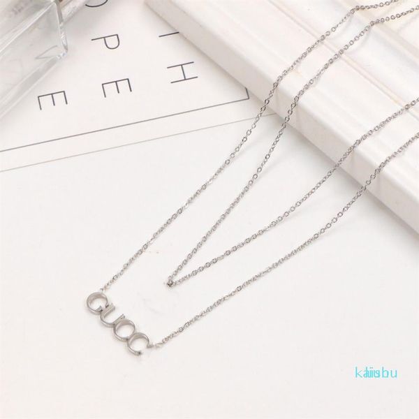 2021 extravagant design necklace double fashion love letter stainless steel women jewelry whole2521, Silver
2021 extravagant design necklace double fashion love letter stainless steel women jewelry whole2521, Silver