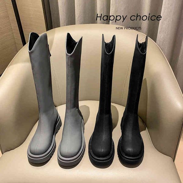 boots autumn and winter thick bottomed high tube knight boots slope heel muffin back zipper women's gray kv1z, Black
boots autumn and winter thick bottomed high tube knight boots slope heel muffin back zipper women's gray kv1z, Black