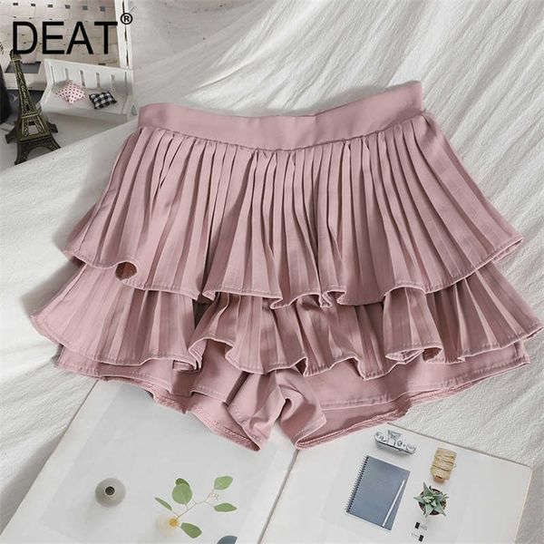 deat women black pleated ruffles shorts arrivals high waist all match temperament fashion spring summer 11d759 210709, White;black
deat women black pleated ruffles shorts arrivals high waist all match temperament fashion spring summer 11d759 210709, White;black