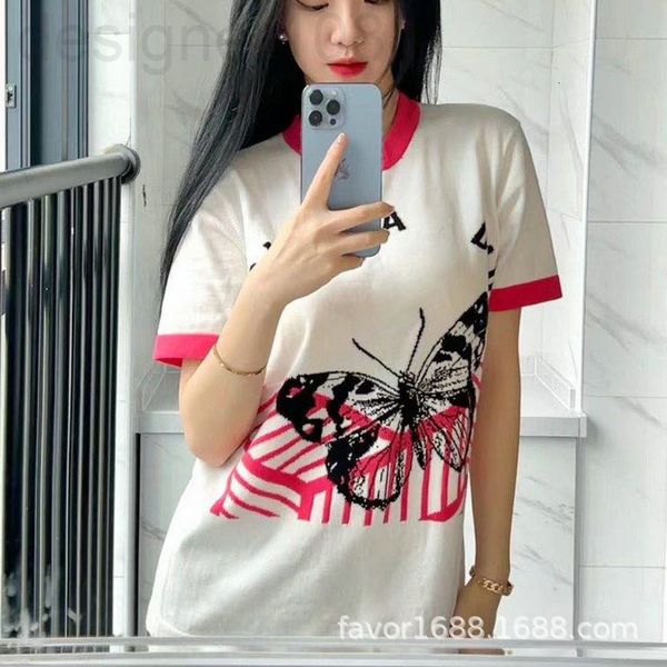 women's knits & tees designer d family 2022 summer new casual t-shirt women's loose and versatile animal letter jacquard round nec, White
women's knits & tees designer d family 2022 summer new casual t-shirt women's loose and versatile animal letter jacquard round nec, White