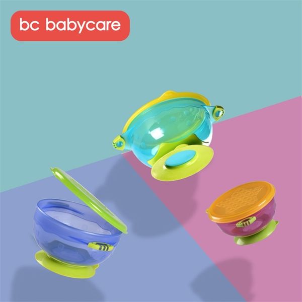 bc babycare baby adsorption feeding bowl set baby infant snack fruit learning tableware training dishes bowl with cover lj201221
bc babycare baby adsorption feeding bowl set baby infant snack fruit learning tableware training dishes bowl with cover lj201221
