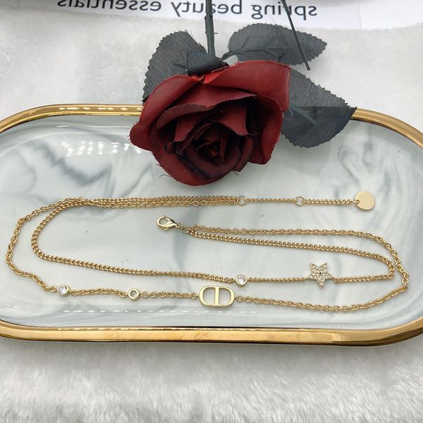 d home dijia new cd letter pearl necklace women's net red high version necklace light luxury temperament fashion, Black
d home dijia new cd letter pearl necklace women's net red high version necklace light luxury temperament fashion, Black