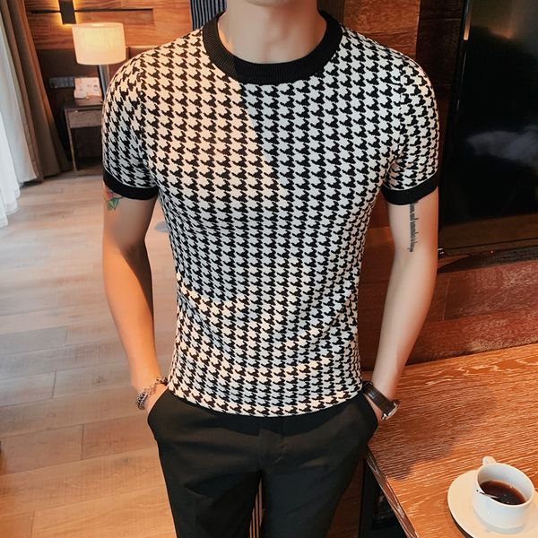2022 new style for men plaid short seeve knit sweater/male slim fit fahion o-neck set head knit sweaters homme 4xl, White;black
2022 new style for men plaid short seeve knit sweater/male slim fit fahion o-neck set head knit sweaters homme 4xl, White;black