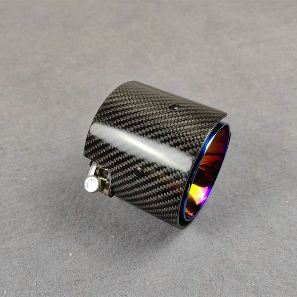 1 pc exhaust pipe for bmw m3 g80 m4 g82 g83 2020-in glossy muffler tip blue stainless steel carbon tailpipe nozzle with m logo
1 pc exhaust pipe for bmw m3 g80 m4 g82 g83 2020-in glossy muffler tip blue stainless steel carbon tailpipe nozzle with m logo