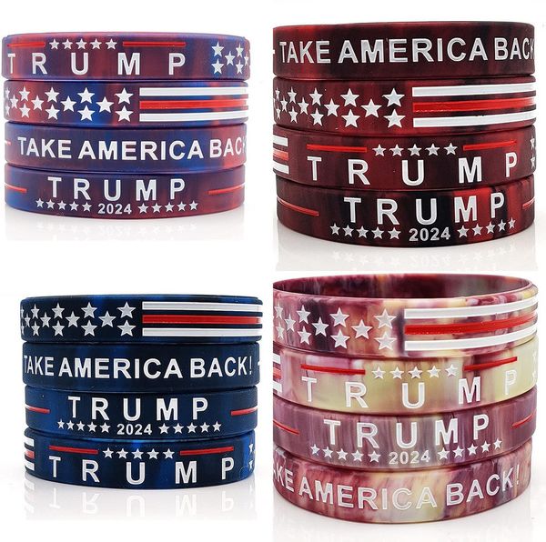 tie dye rubber silicone wristband donal trump 2024 bracelet party favor keep america great president trump support bangle stars & stripes wr, Red;brown
tie dye rubber silicone wristband donal trump 2024 bracelet party favor keep america great president trump support bangle stars & stripes wr, Red;brown