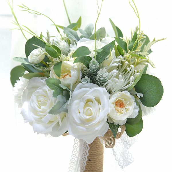 handmade bridal artificial foam roses flower bride bouquet wedding party decor
handmade bridal artificial foam roses flower bride bouquet wedding party decor