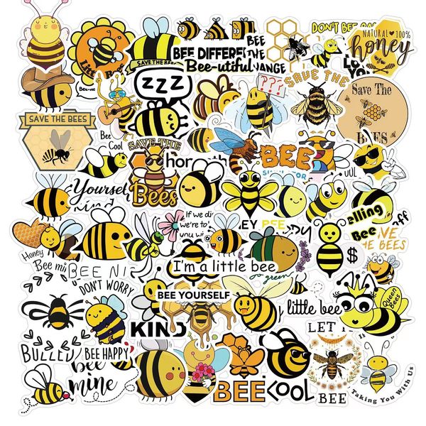 50pcs cute little bee graffiti car sticker for diy notebook scooter trunk refrigerator lapsuitcase water cup decals wholesale
50pcs cute little bee graffiti car sticker for diy notebook scooter trunk refrigerator lapsuitcase water cup decals wholesale