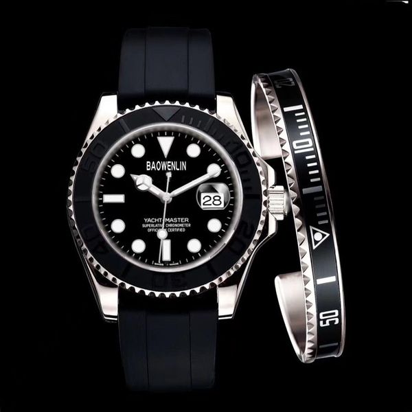 watch ym 42 mm rubber belt resistance diving crime dial 2813 nautical style automatic luxury watches men wristwatches iced out mon321t, Slivery;brown
watch ym 42 mm rubber belt resistance diving crime dial 2813 nautical style automatic luxury watches men wristwatches iced out mon321t, Slivery;brown