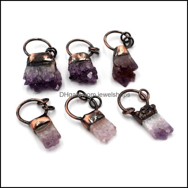 pendant necklaces 3pcs natural amethysts crystal point purple irregar cluster geode druzy quartz healin jewelshops dhhdu, Silver
pendant necklaces 3pcs natural amethysts crystal point purple irregar cluster geode druzy quartz healin jewelshops dhhdu, Silver