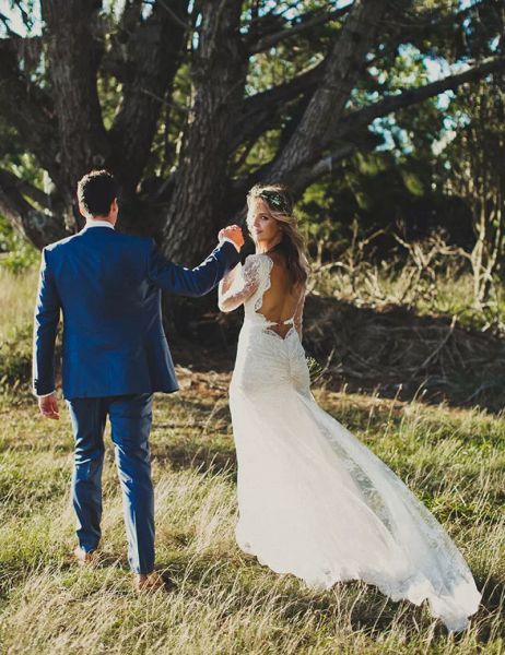 2022 vintage lace backless wedding dresses bridal gown long sleeves scalloped v neck sweep train castle country custom made plus size vestid, White
2022 vintage lace backless wedding dresses bridal gown long sleeves scalloped v neck sweep train castle country custom made plus size vestid, White