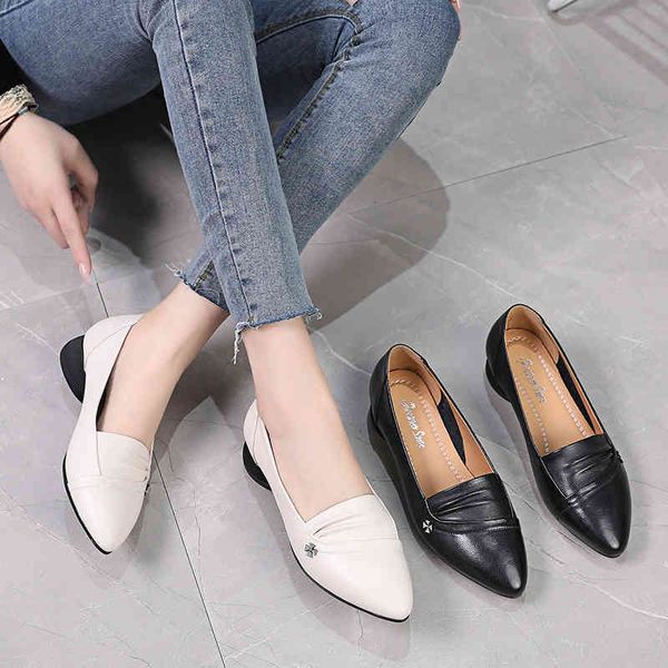 dress shoes mother shoes spring and autumn leather soft sole comfortable single women's flat four seasons wf9c, Black
dress shoes mother shoes spring and autumn leather soft sole comfortable single women's flat four seasons wf9c, Black