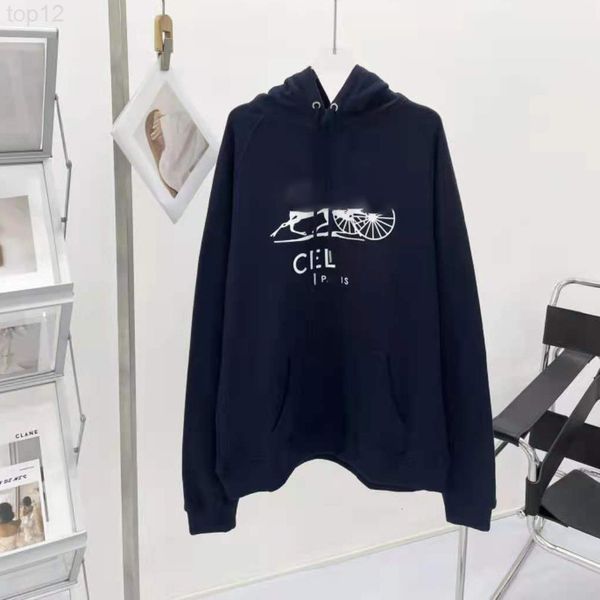 designer sweatshirt chaopai cel autumn and winter new paris style carriage printed letters loose men's women's terry hoodie 2002, Black
designer sweatshirt chaopai cel autumn and winter new paris style carriage printed letters loose men's women's terry hoodie 2002, Black