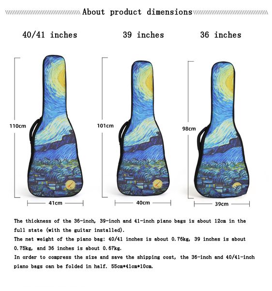 36 39 40 41 inch ballad plus cotton classical guitar bag personality thickened shoulder guitar bag backpack
36 39 40 41 inch ballad plus cotton classical guitar bag personality thickened shoulder guitar bag backpack