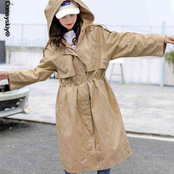 women's trench coats 2021 hooded windbreaker long section middle school dents spring autumn wild chic loose jacket female casual outwea, Tan;black
women's trench coats 2021 hooded windbreaker long section middle school dents spring autumn wild chic loose jacket female casual outwea, Tan;black