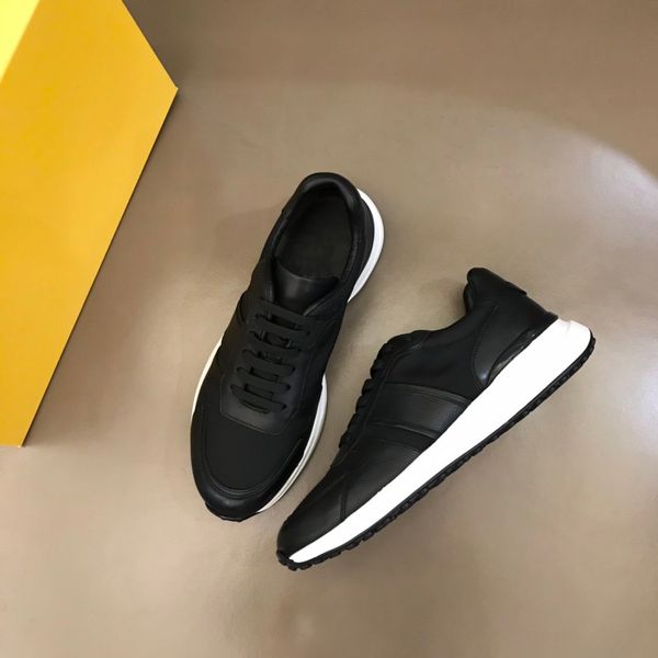 men shoes luxury designer brand sneaker soft comfortable variety of materials splicing color composition with box are size38-45, Black
men shoes luxury designer brand sneaker soft comfortable variety of materials splicing color composition with box are size38-45, Black