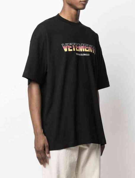 hype ins five correct vtm flag series german color gradient letter printed short sleeve t-shirt, White;black
hype ins five correct vtm flag series german color gradient letter printed short sleeve t-shirt, White;black