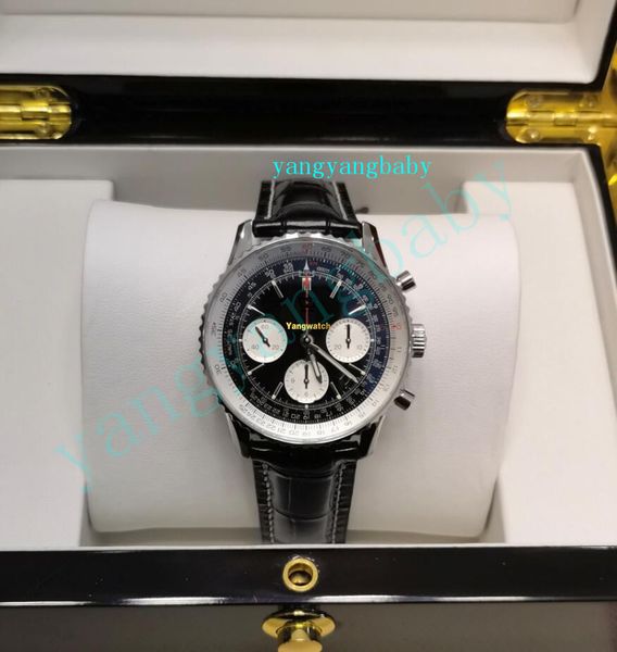original box watch fashion b-01 automatic chronograph work black dial men's 46mm 7750 men's automatic watces, Slivery;brown
original box watch fashion b-01 automatic chronograph work black dial men's 46mm 7750 men's automatic watces, Slivery;brown