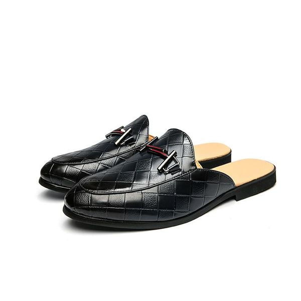 dress shoes style slippers men's fashion korean version 2022 summer half large ventilation, Black
dress shoes style slippers men's fashion korean version 2022 summer half large ventilation, Black