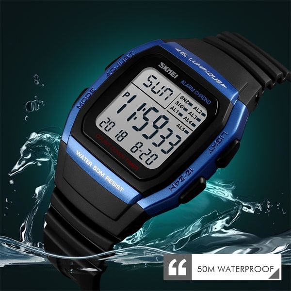 skmei fashion men watches waterproof sports digital led alarm chrono electronic clock man student wristwatch relogio masculino 220622, Slivery;brown
skmei fashion men watches waterproof sports digital led alarm chrono electronic clock man student wristwatch relogio masculino 220622, Slivery;brown