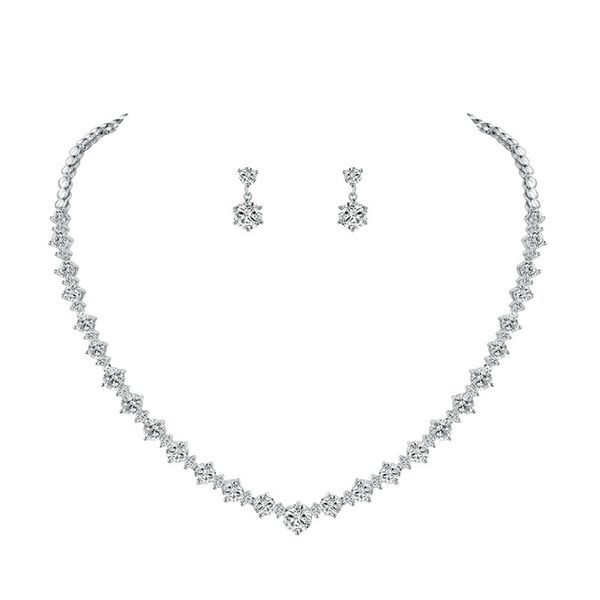 wedding jewelry sets weimanjingdian brand round cut cubic zirconia cz crystal ne 220823, Slivery;golden
wedding jewelry sets weimanjingdian brand round cut cubic zirconia cz crystal ne 220823, Slivery;golden
