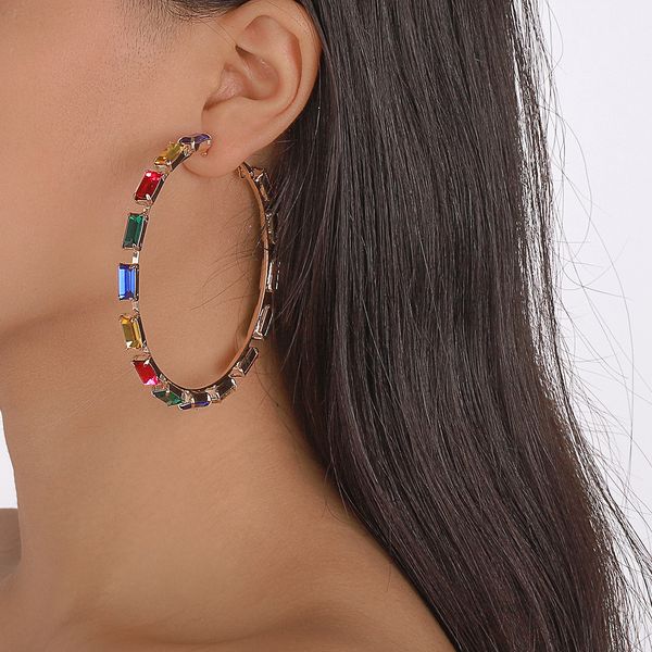 1 pairs hoop earrings cubic zirconia silver gold colorful plated rhinestone for women girls jewelry earrings, Golden;silver
1 pairs hoop earrings cubic zirconia silver gold colorful plated rhinestone for women girls jewelry earrings, Golden;silver