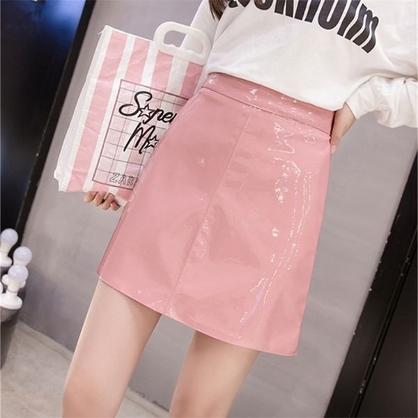 stinlicher new fashion autumn winter high waist skrit pu faux leather women skirt pink black blue zipper mini skirt women t190827
stinlicher new fashion autumn winter high waist skrit pu faux leather women skirt pink black blue zipper mini skirt women t190827