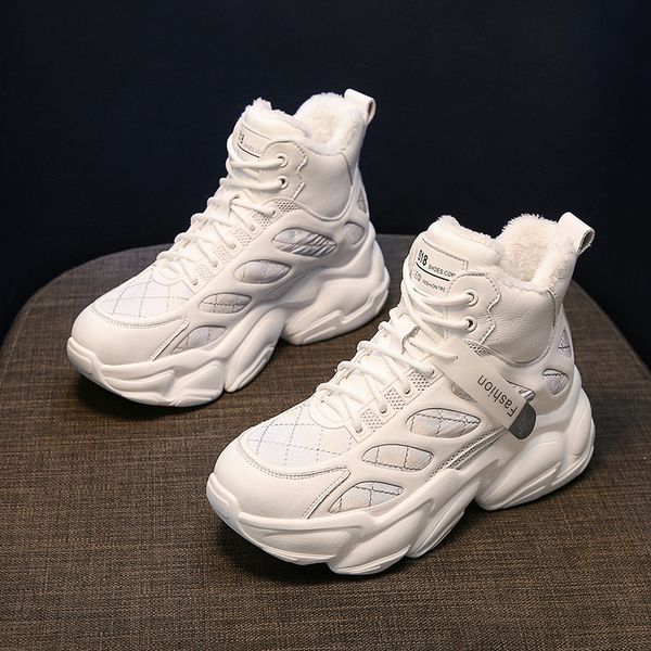 women's winter sneakers height increase thick-soled sports autumn platform plush warm shoes zapatillas sneakers 1555 220422, Black;white
women's winter sneakers height increase thick-soled sports autumn platform plush warm shoes zapatillas sneakers 1555 220422, Black;white