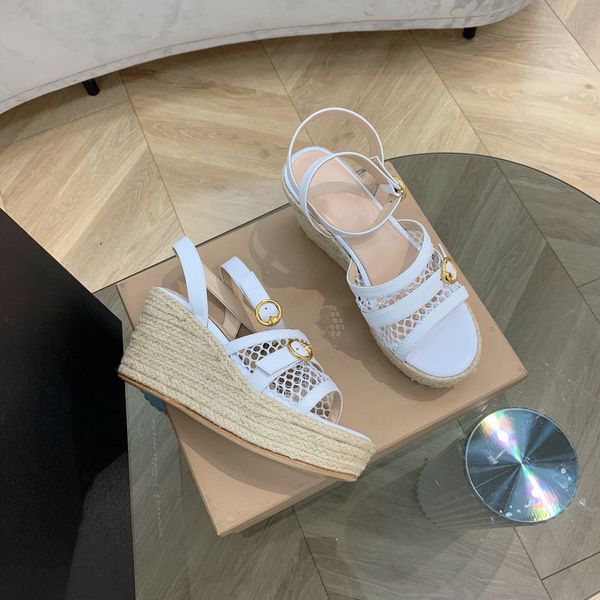 wedge heel straw sandals women's 2022 summer new leather woven mesh hole thick bottom word with waterproof platform high heels, Black
wedge heel straw sandals women's 2022 summer new leather woven mesh hole thick bottom word with waterproof platform high heels, Black