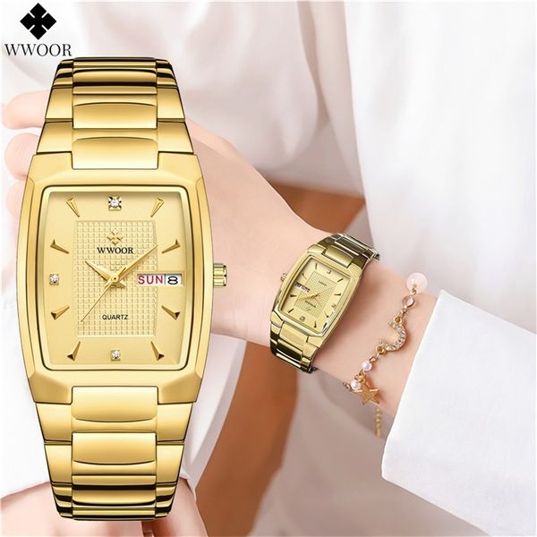 wwoor luxury rose gold women watches fashion square ladies quartz watch brand women's bracelet casual clock female gift 220421, Slivery;golden
wwoor luxury rose gold women watches fashion square ladies quartz watch brand women's bracelet casual clock female gift 220421, Slivery;golden