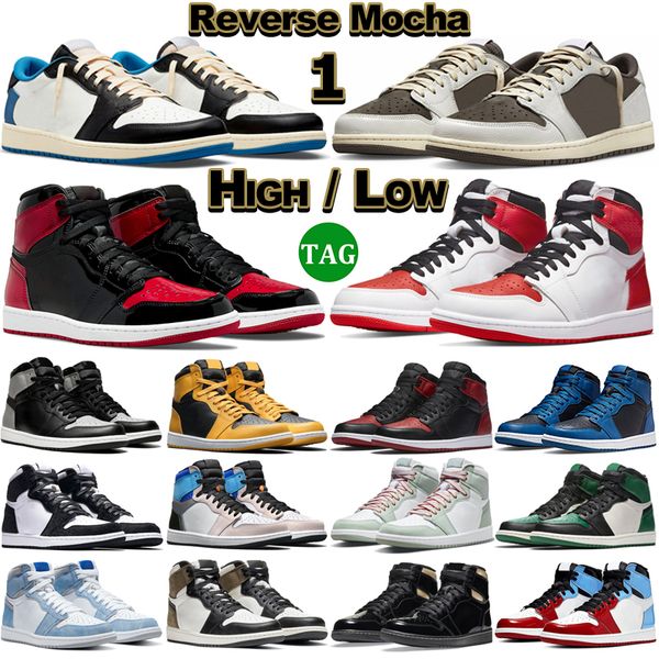 1 low og reverse mocha 1s high basketball shoes men women patent bred heritage university blue dark mocha chicago mens trainers outdoor spor
1 low og reverse mocha 1s high basketball shoes men women patent bred heritage university blue dark mocha chicago mens trainers outdoor spor