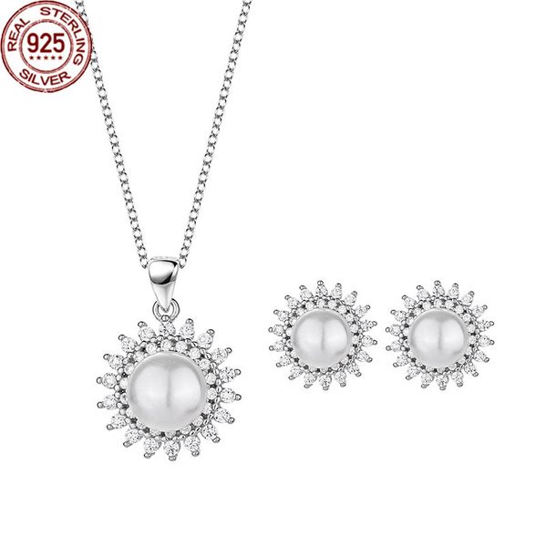 new arrival japan and south korea s925 sterling silver earrings necklace female pearl two piece set daisy small fres
new arrival japan and south korea s925 sterling silver earrings necklace female pearl two piece set daisy small fres