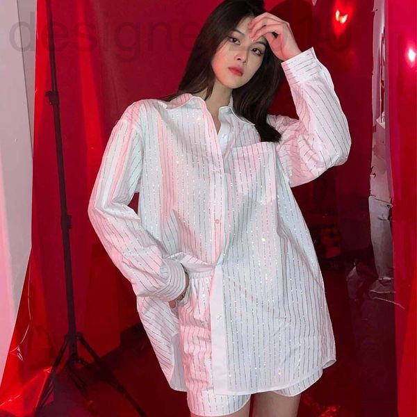 women's polos designer yang mi's same 22aw king spring 22 drill loose medium length white lining women's striped shirt prml
women's polos designer yang mi's same 22aw king spring 22 drill loose medium length white lining women's striped shirt prml