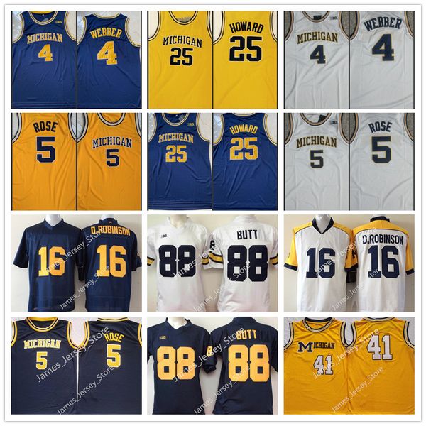 5 jalen rose jersey 4 chris webber jersey 25 dwight howard 41 glen rice 16 denard robinson 88 jake butt 2022 ncaa michigan wolverines stitch, Black
5 jalen rose jersey 4 chris webber jersey 25 dwight howard 41 glen rice 16 denard robinson 88 jake butt 2022 ncaa michigan wolverines stitch, Black