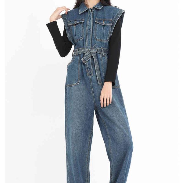 women's jeans spring 2022 net red same style overalls jeans women's sleeveless jumpsuit high waist straight pants 3s5a, Blue
women's jeans spring 2022 net red same style overalls jeans women's sleeveless jumpsuit high waist straight pants 3s5a, Blue