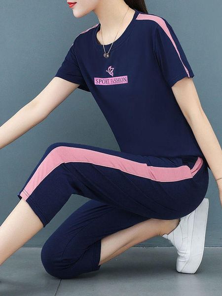 running sets short-sleeved sportswear women's summer 2022 gym wear korean version loose fashion large size fitness clothing two-piece s, Black;blue
running sets short-sleeved sportswear women's summer 2022 gym wear korean version loose fashion large size fitness clothing two-piece s, Black;blue