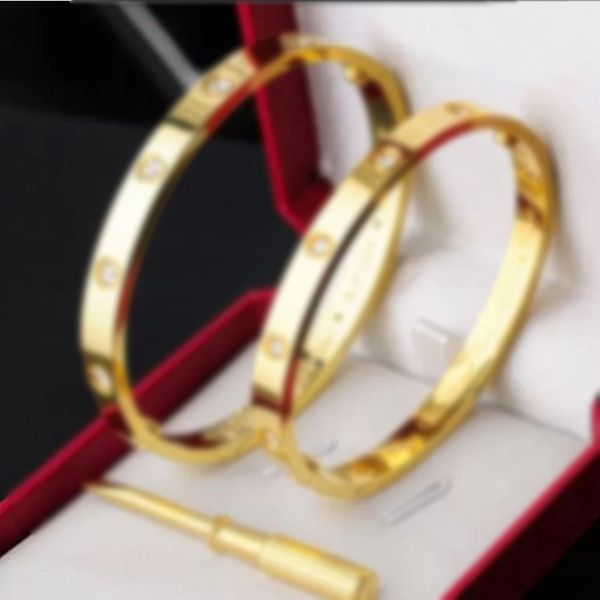 love bracelet bangles light luxury women men's 4cz titanium screwdriver bracelet gold silver rose nail 1.1 jewelry, White
love bracelet bangles light luxury women men's 4cz titanium screwdriver bracelet gold silver rose nail 1.1 jewelry, White