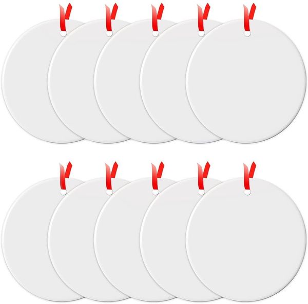 sublimation blanks ceramic ornaments round christmas tree hanging pendants for xmas party decorations fy4353
sublimation blanks ceramic ornaments round christmas tree hanging pendants for xmas party decorations fy4353