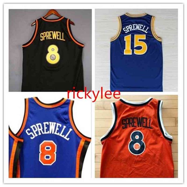 state basketball jersey latrell college 15 sprewell ny 8 blue throwback jersey stitched embroidery custom white blue size s5xl, Black
state basketball jersey latrell college 15 sprewell ny 8 blue throwback jersey stitched embroidery custom white blue size s5xl, Black