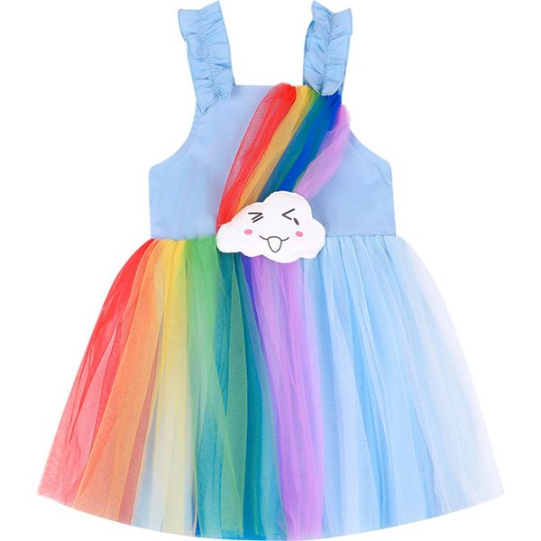 kids designer clothing girls dresses halter dress rainbow mesh embellishment suit party trip psk126, Red;yellow
kids designer clothing girls dresses halter dress rainbow mesh embellishment suit party trip psk126, Red;yellow