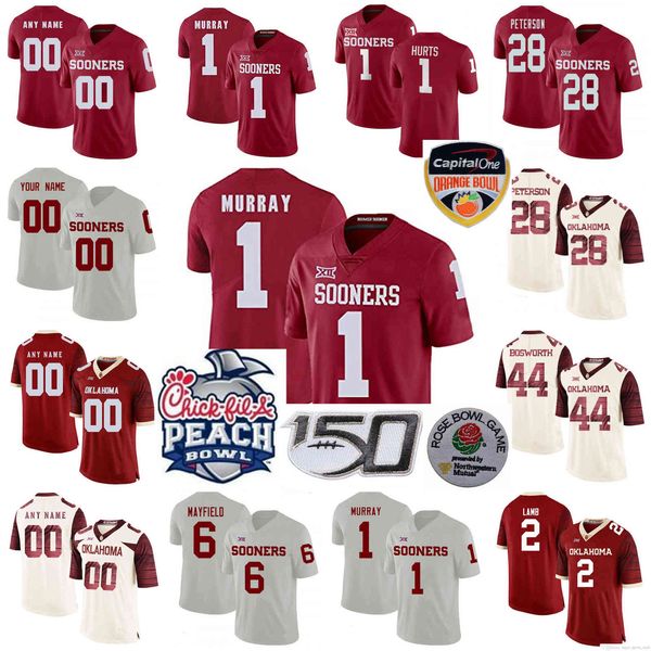 ncaa oklahoma sooners college football jerseys kids youth jalen hurts jersey kyler murray baker mayfield adrian peterson brian bosworth cust, Black
ncaa oklahoma sooners college football jerseys kids youth jalen hurts jersey kyler murray baker mayfield adrian peterson brian bosworth cust, Black
